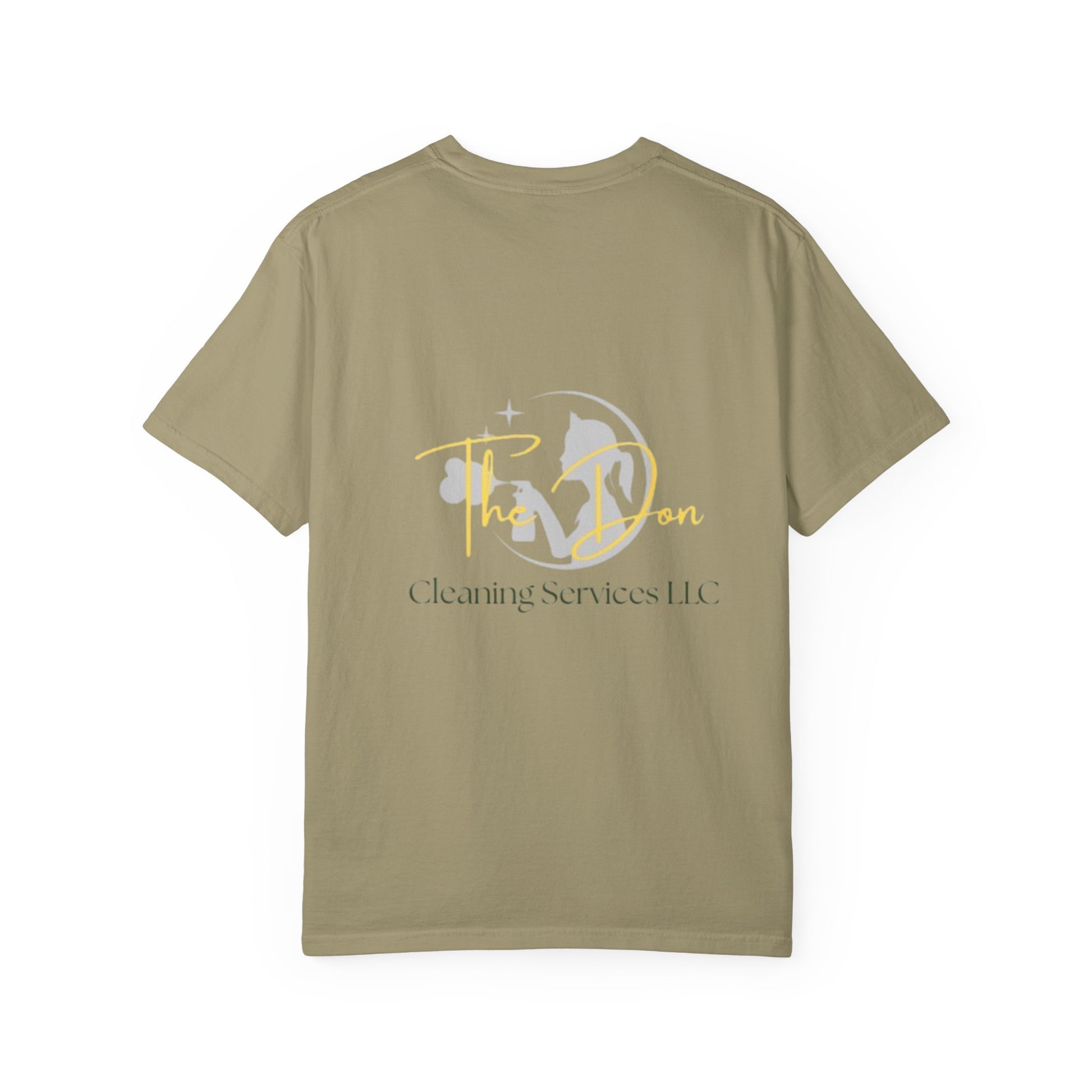Custom Cleaning Service T-Shirt, Unisex Garment-Dyed Tee, Perfect for Business Apparel, Promotional Gifts, Family Events, Casual Wear