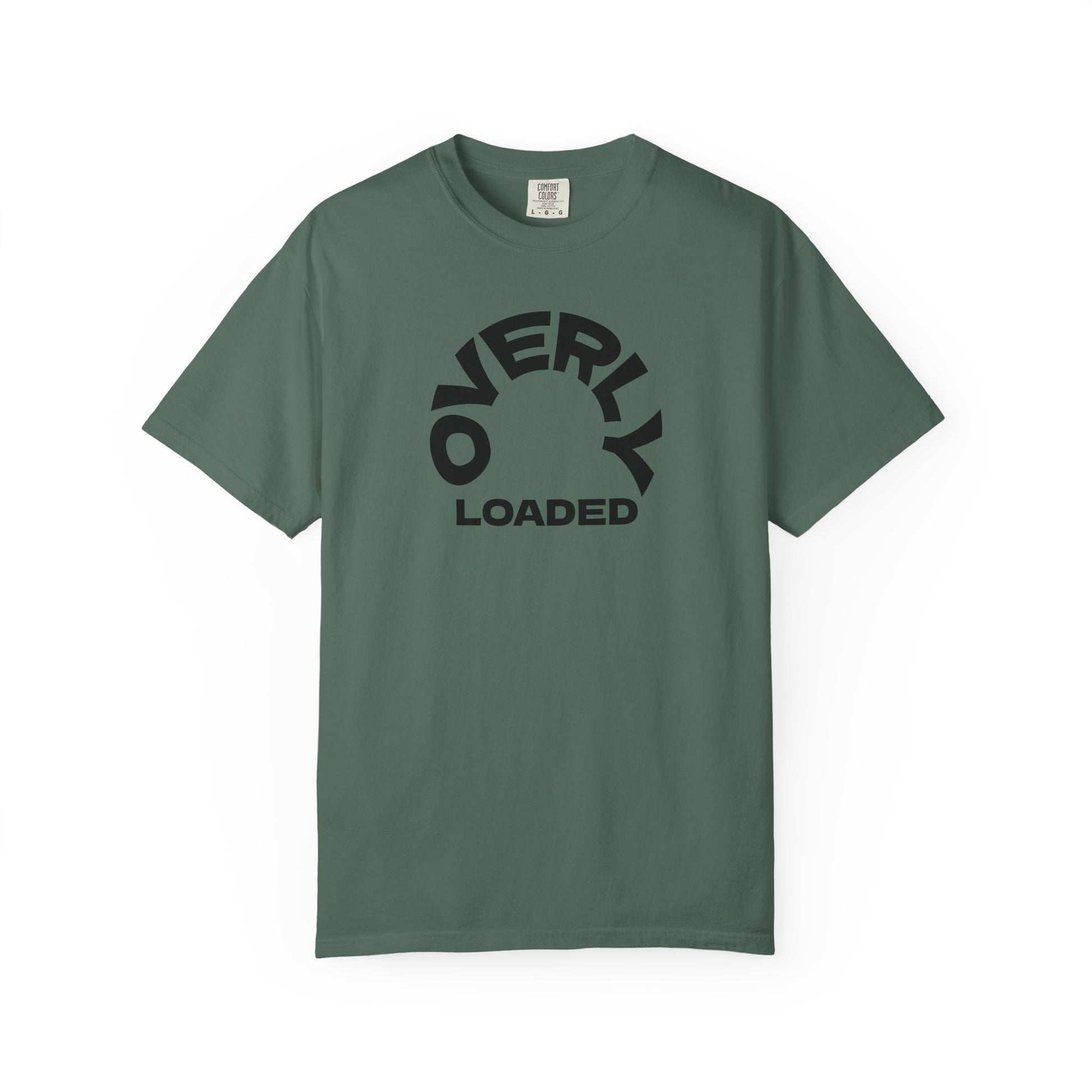 Overly Loaded Graphic T-Shirt — Bold Arch Logo Tee