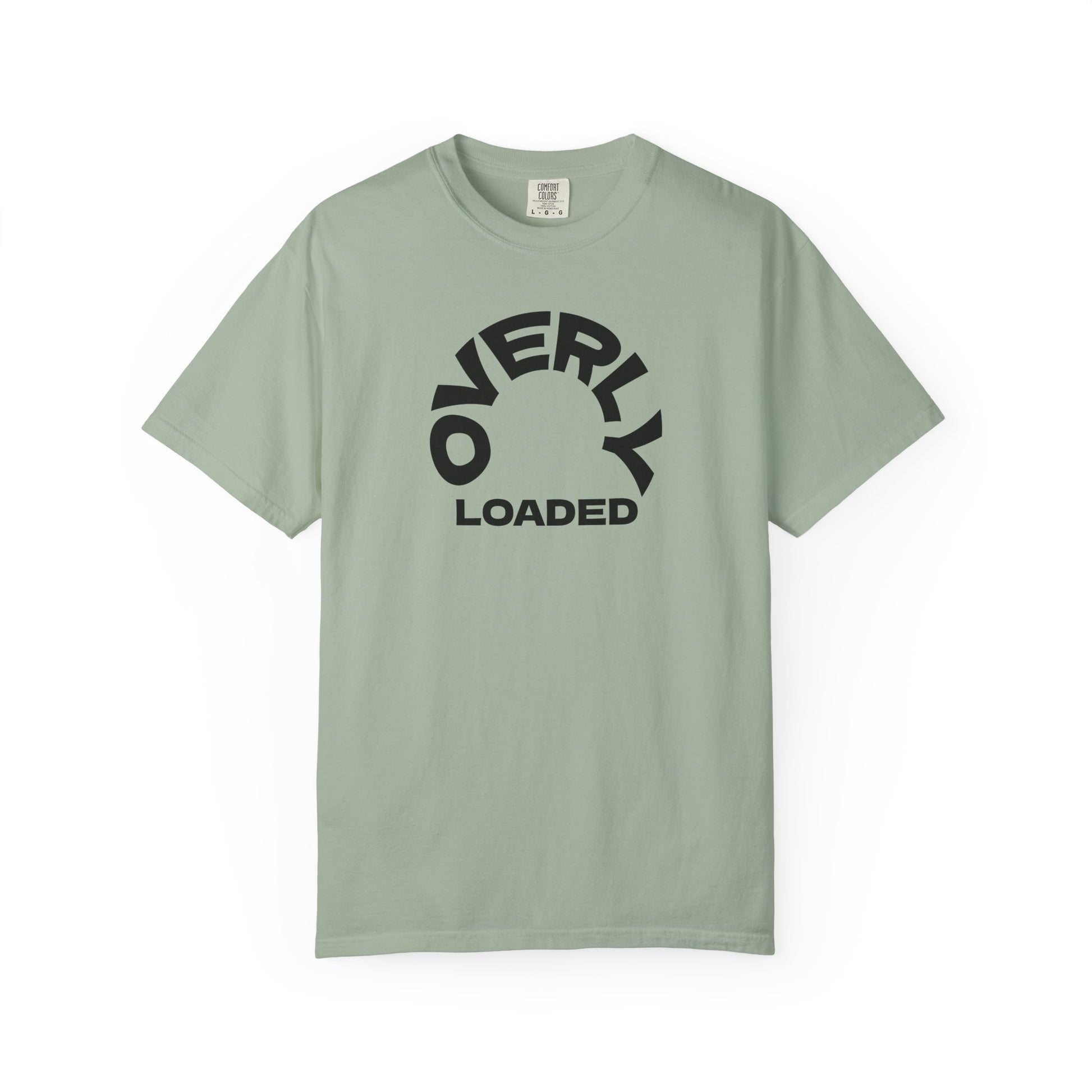 Overly Loaded Graphic T-Shirt — Bold Arch Logo Tee