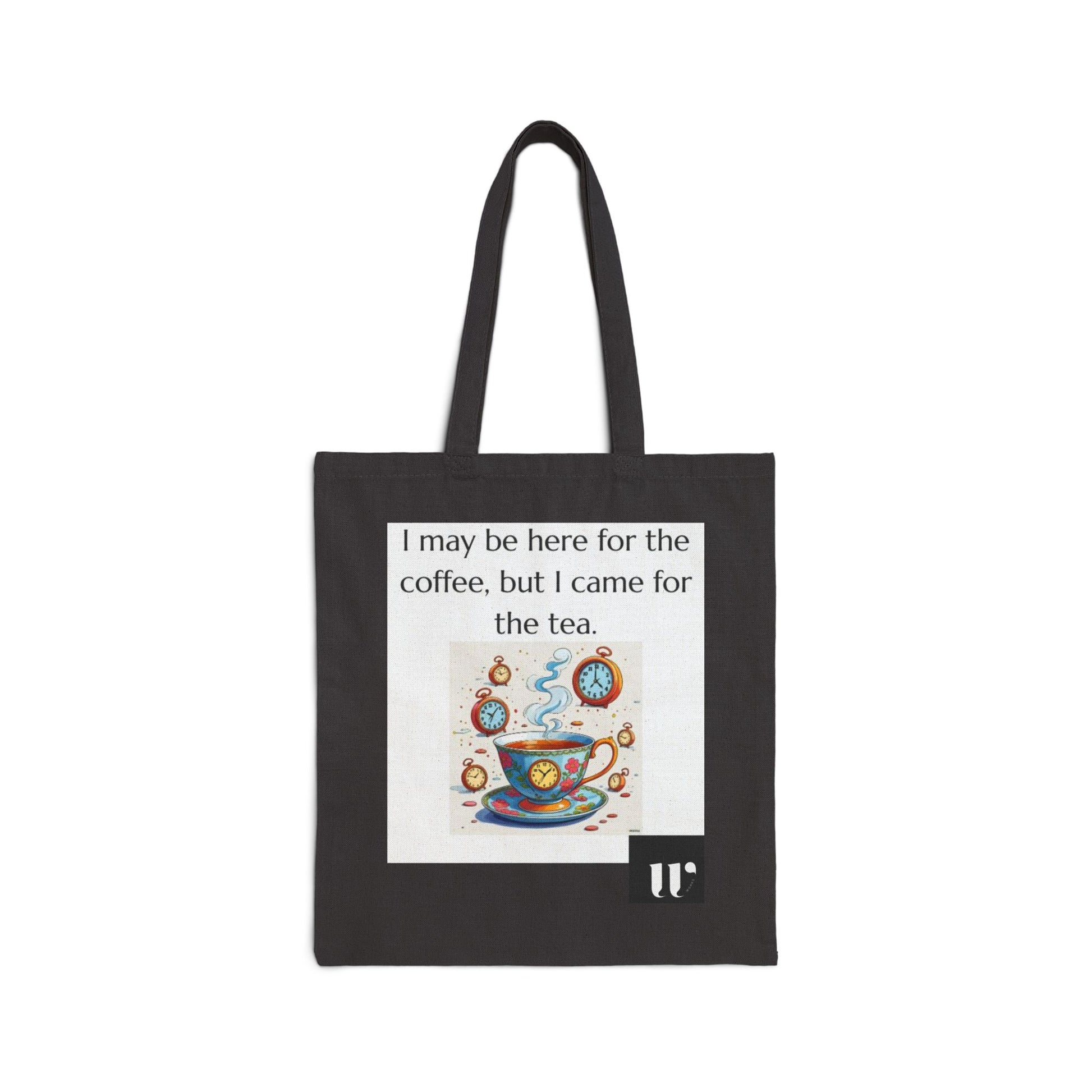 Tea Tote Bag – Cotton Canvas Tea Lover Market Tote