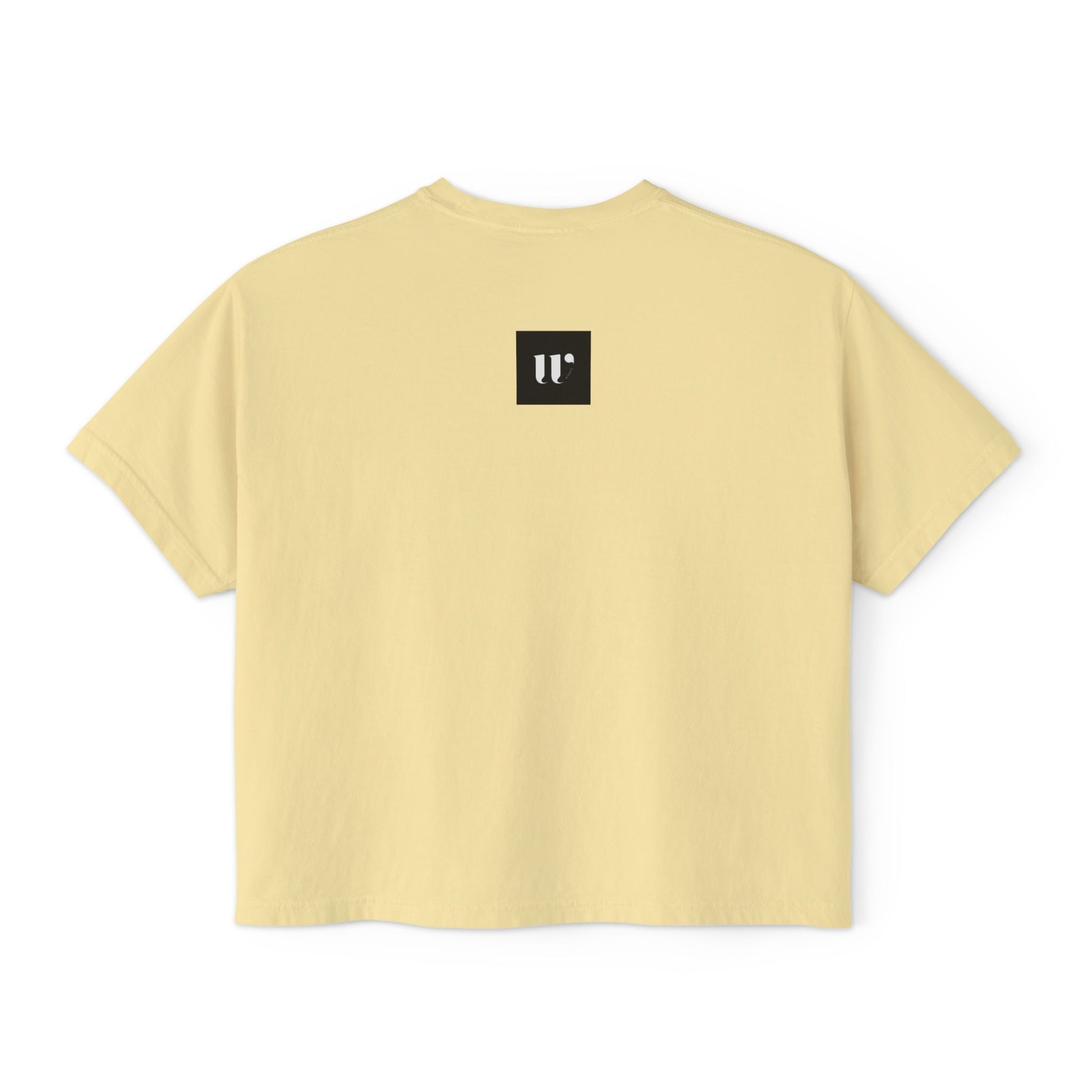 Minimalist Stethoscope Crop Top — Women's Boxy Tee for Nurses & Medical Students