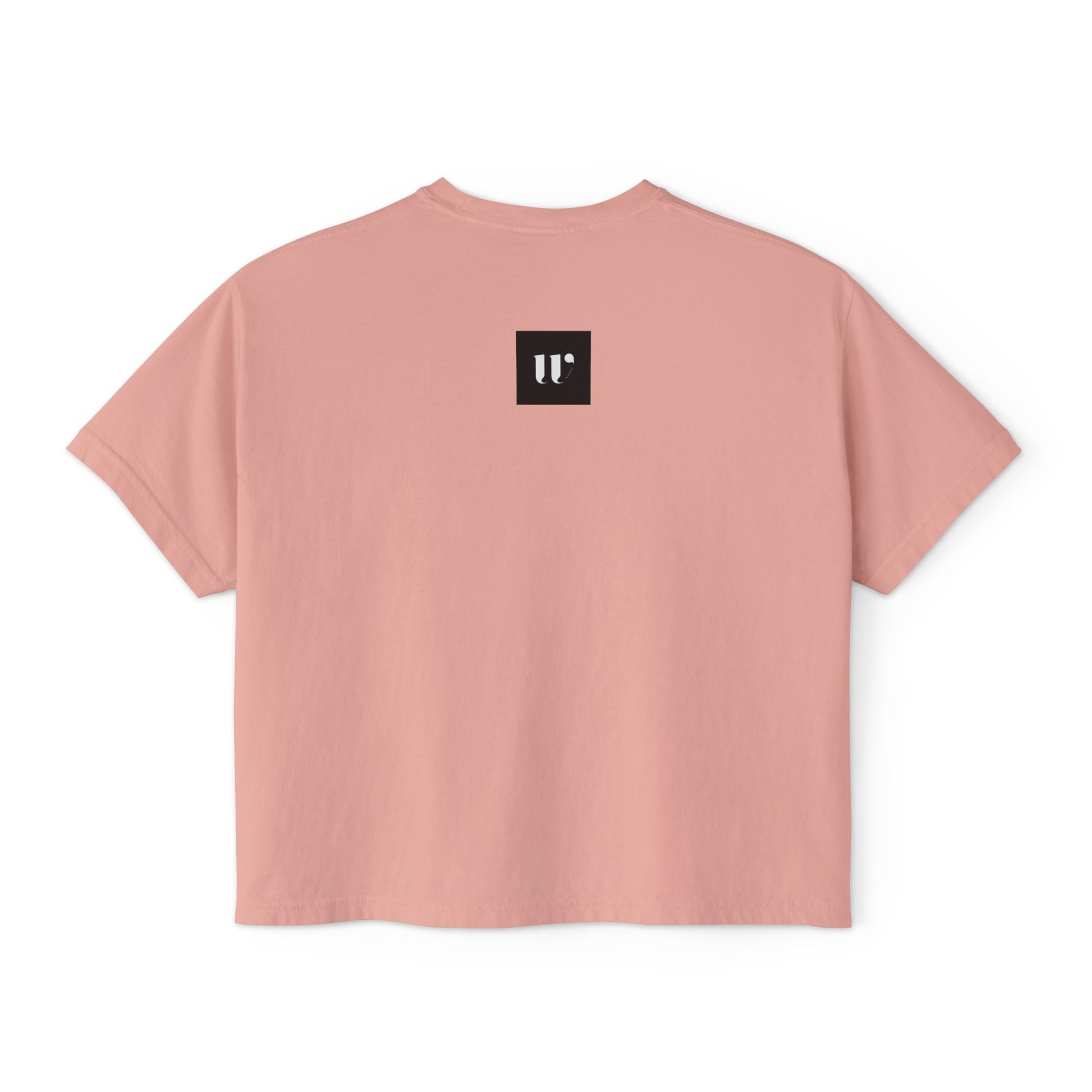 Minimalist Stethoscope Crop Top — Women's Boxy Tee for Nurses & Medical Students