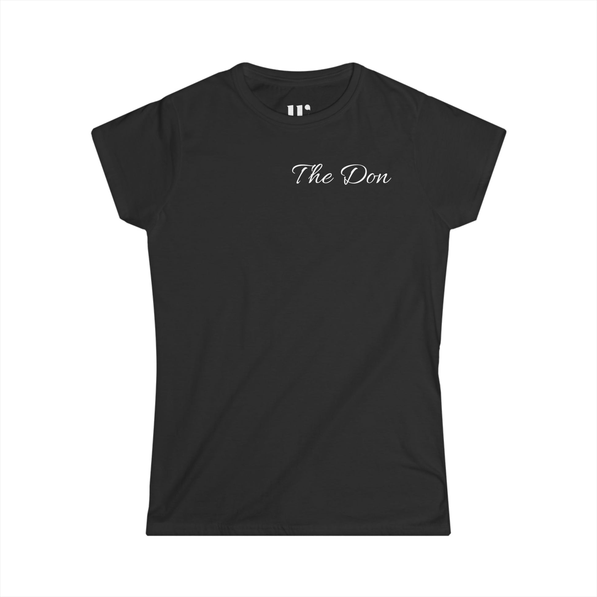 Women's Softstyle Tee with 'The Don' Design, Casual T-Shirt, Brand Merchandise, Gift for Entrepreneurs, Comfortable Everyday Wear, [...]
