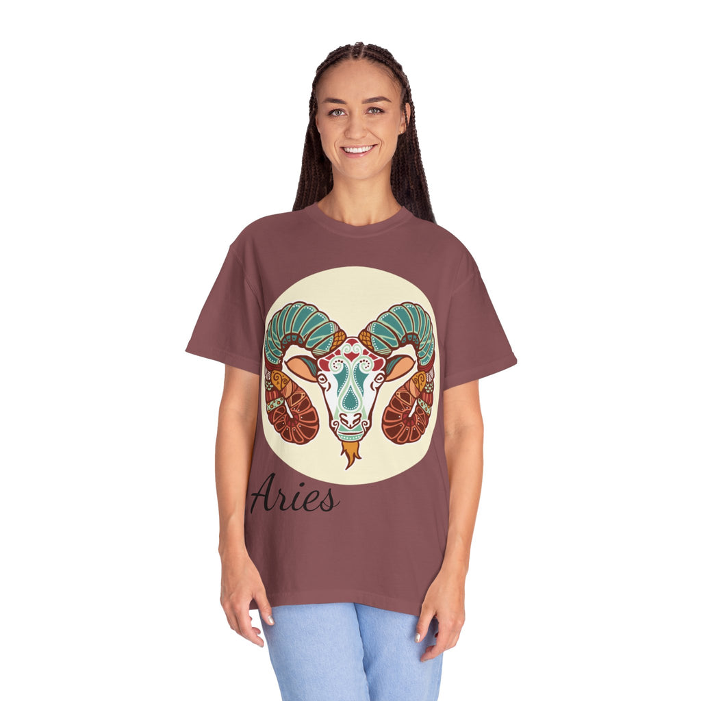 Aries Zodiac T-Shirt — Aries T-Shirt for Astrology Lovers