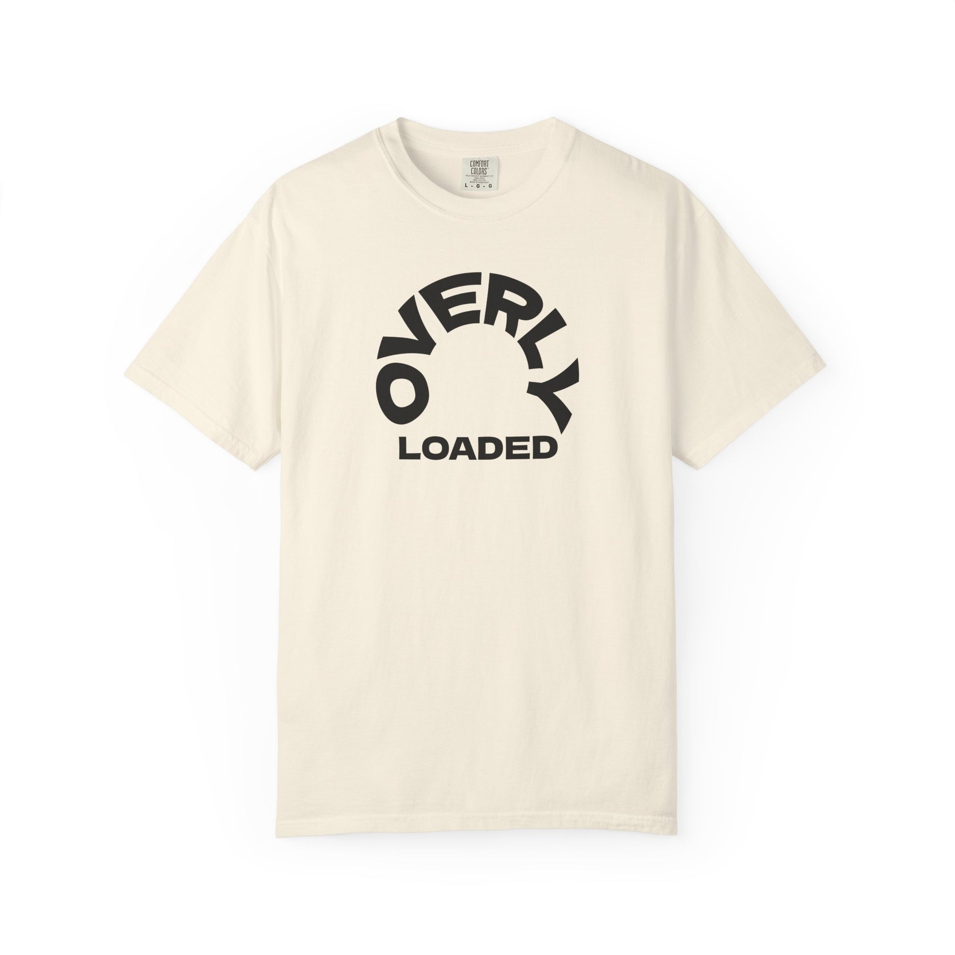 Overly Loaded Graphic T-Shirt — Bold Arch Logo Tee