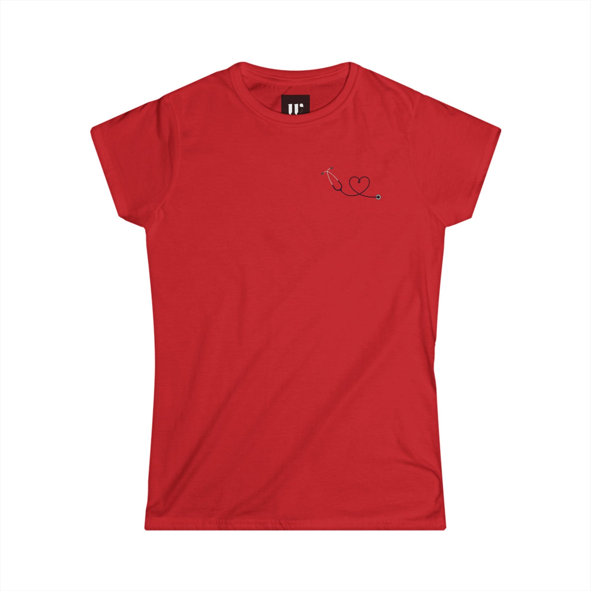 Nurse Minimalist Women's Tee — Simple Healthcare Pride Top