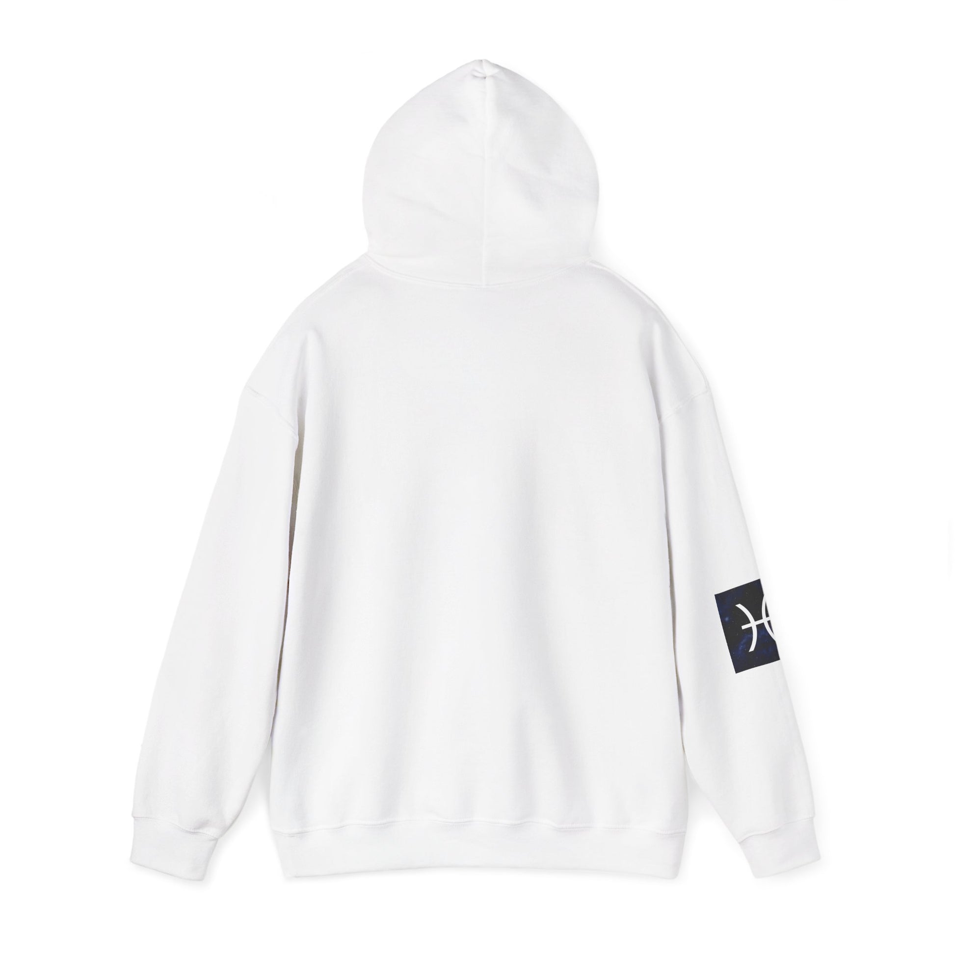 Pisces Hoodie — Minimal Astrological Symbol Pullover