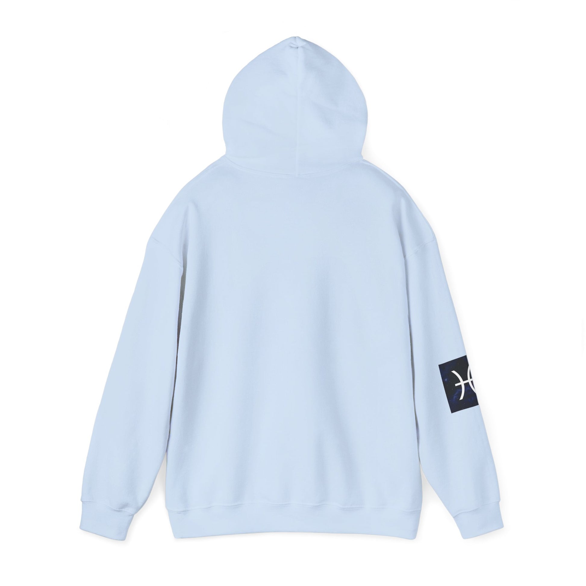 Pisces Hoodie — Minimal Astrological Symbol Pullover