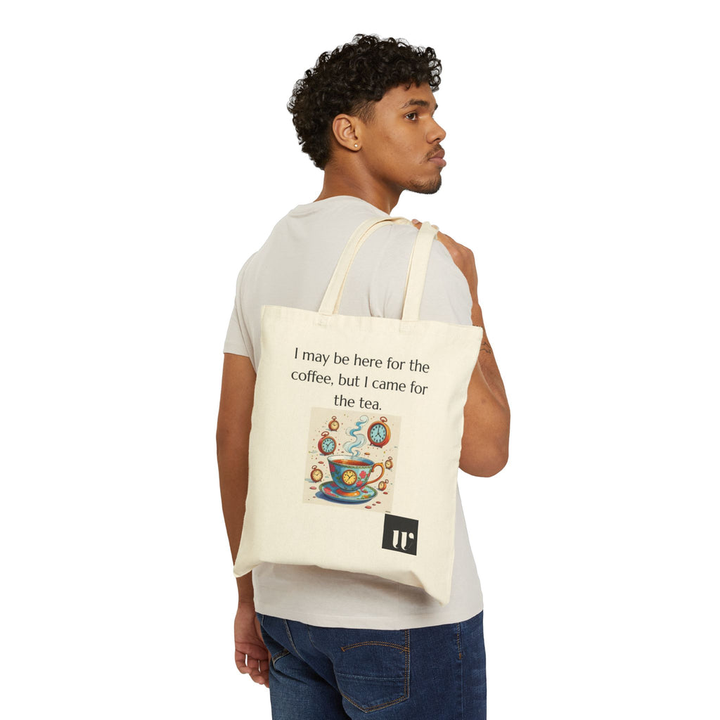 Tea Tote Bag – Cotton Canvas Tea Lover Market Tote