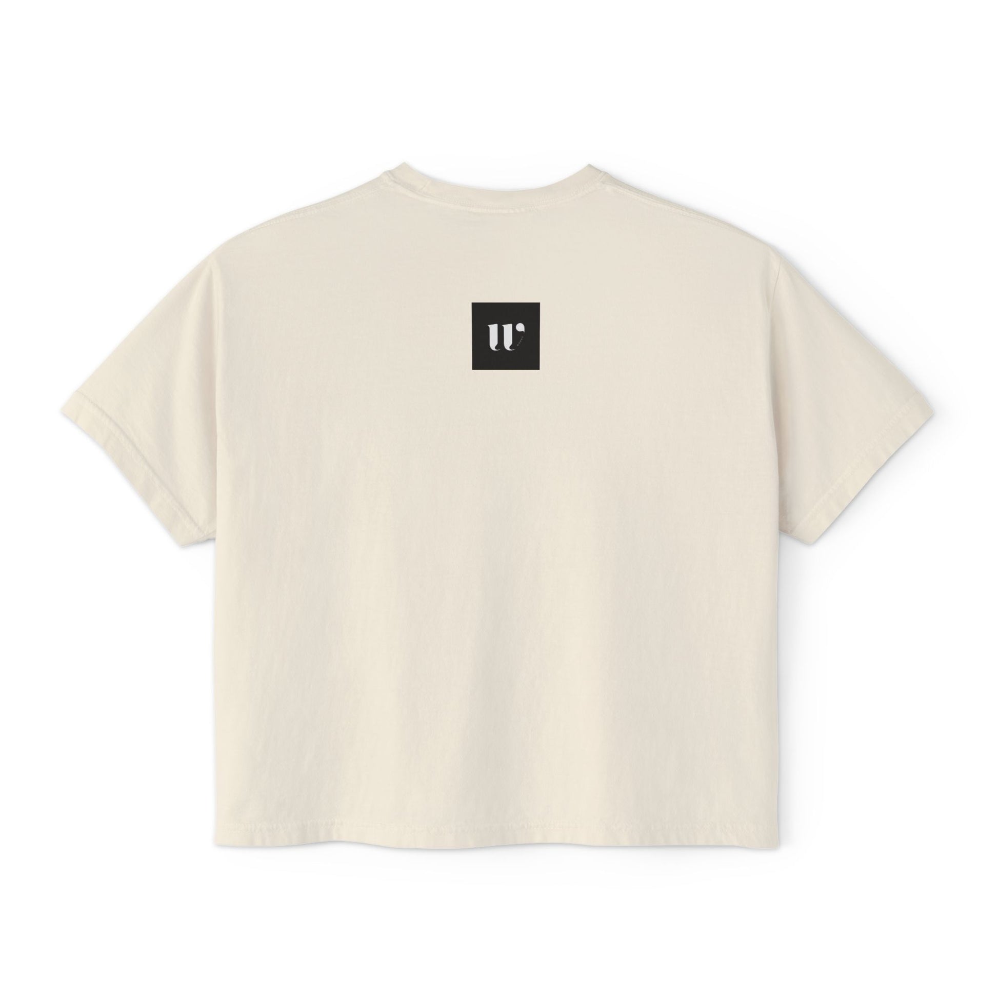 Minimalist Stethoscope Crop Top — Women's Boxy Tee for Nurses & Medical Students