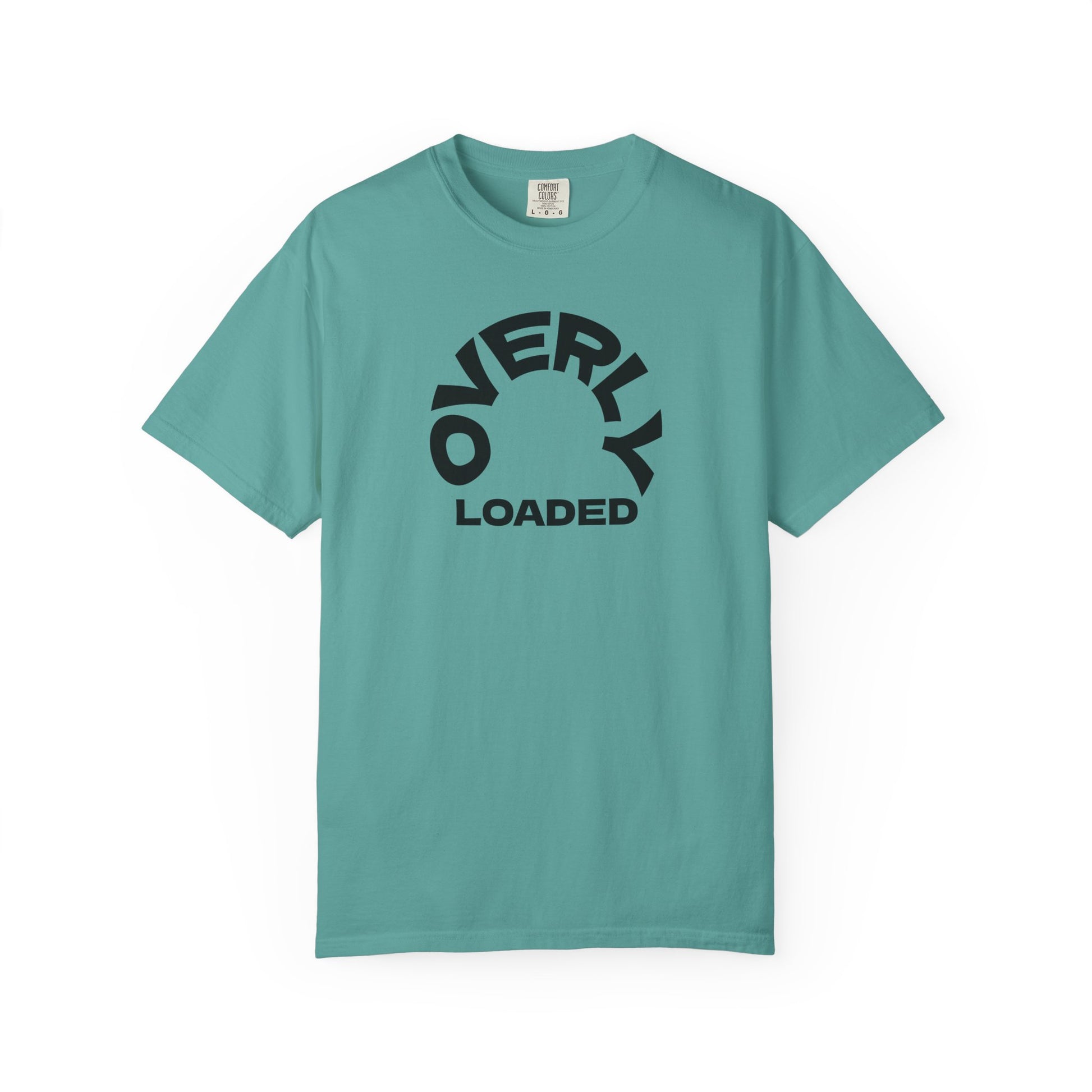 Overly Loaded Graphic T-Shirt — Bold Arch Logo Tee