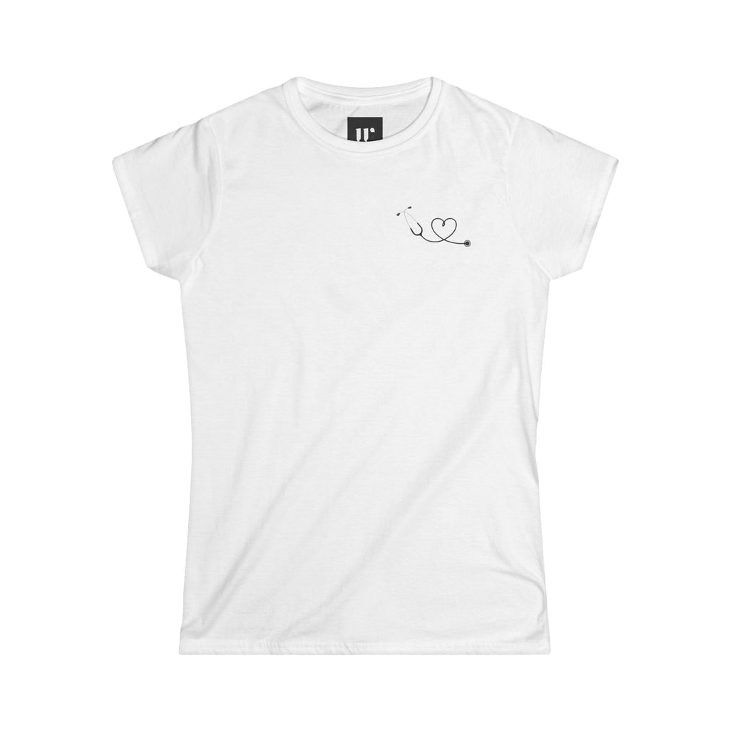 Nurse Minimalist Women's Tee — Simple Healthcare Pride Top