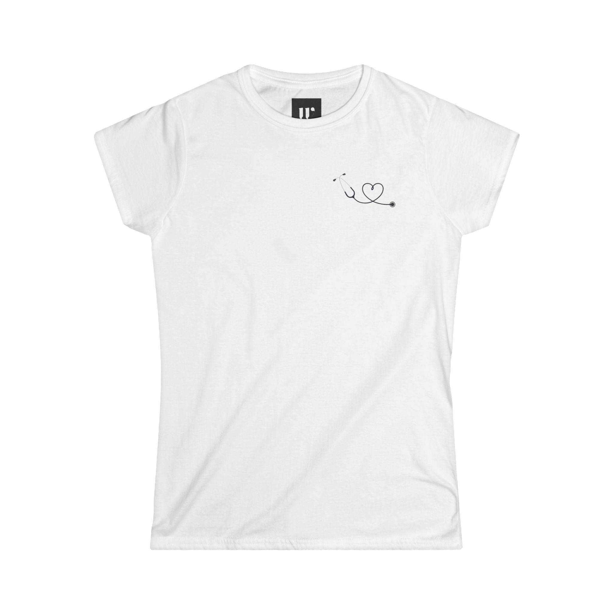 Nurse Minimalist Women's Tee — Simple Healthcare Pride Top