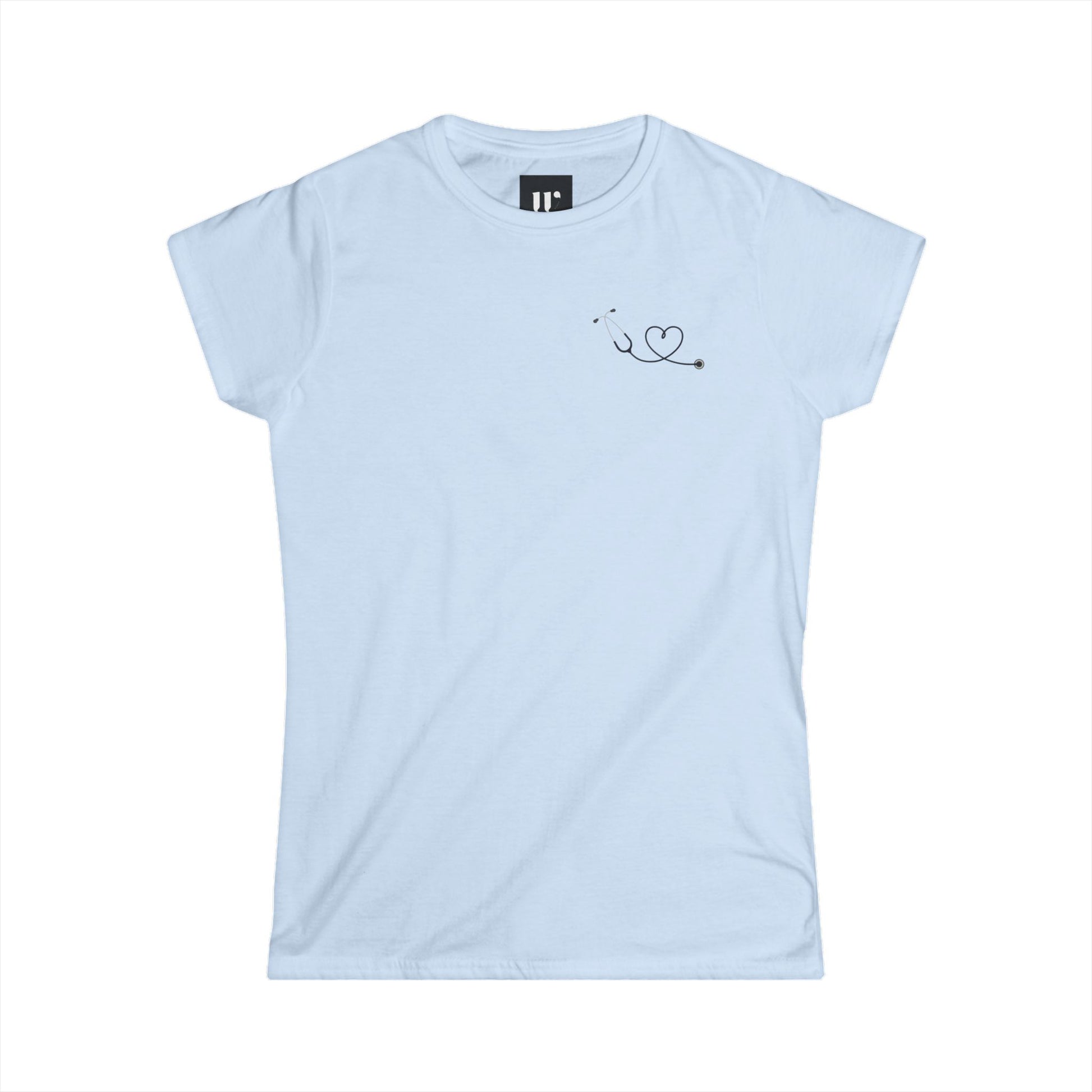 Nurse Minimalist Women's Tee — Simple Healthcare Pride Top