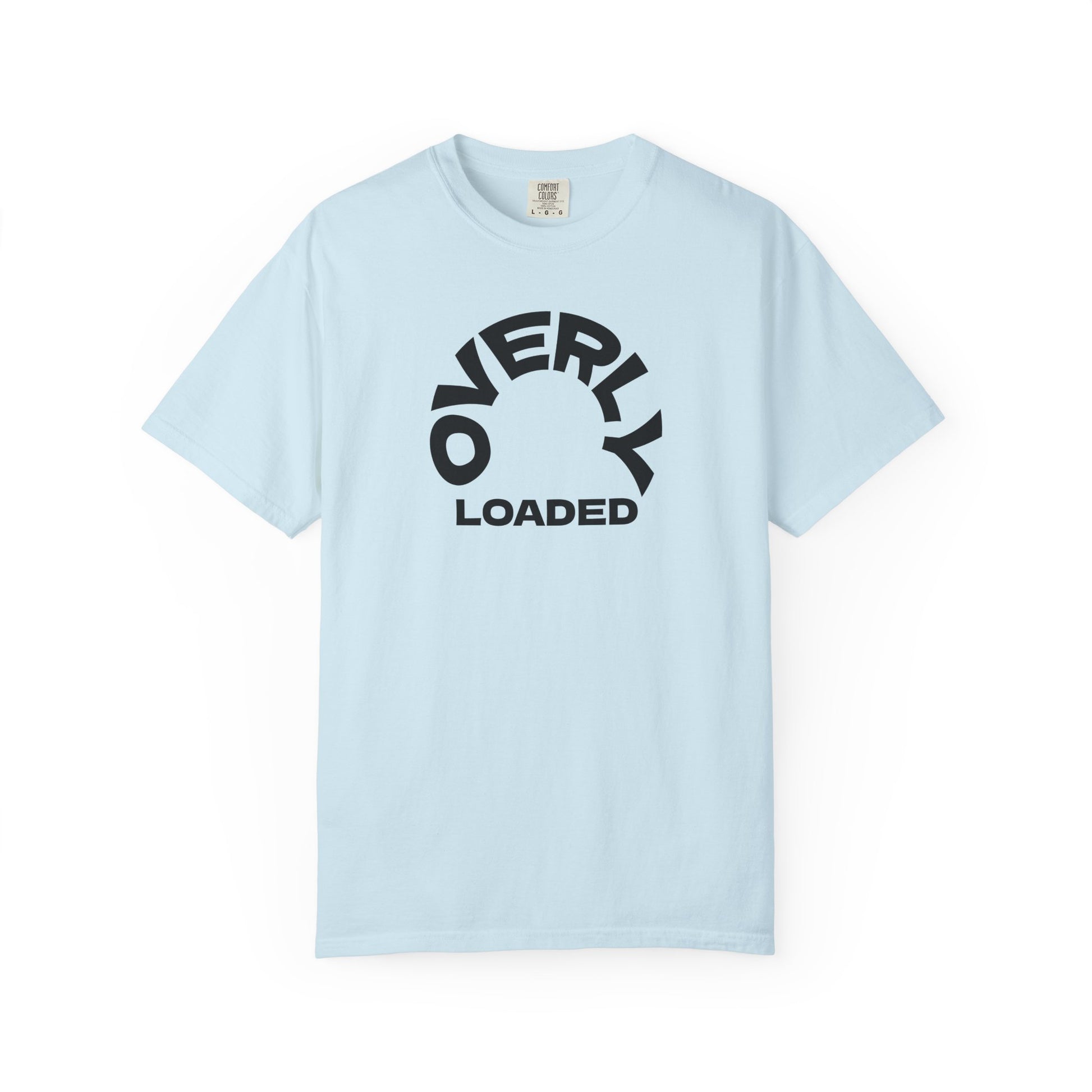 Overly Loaded Graphic T-Shirt — Bold Arch Logo Tee