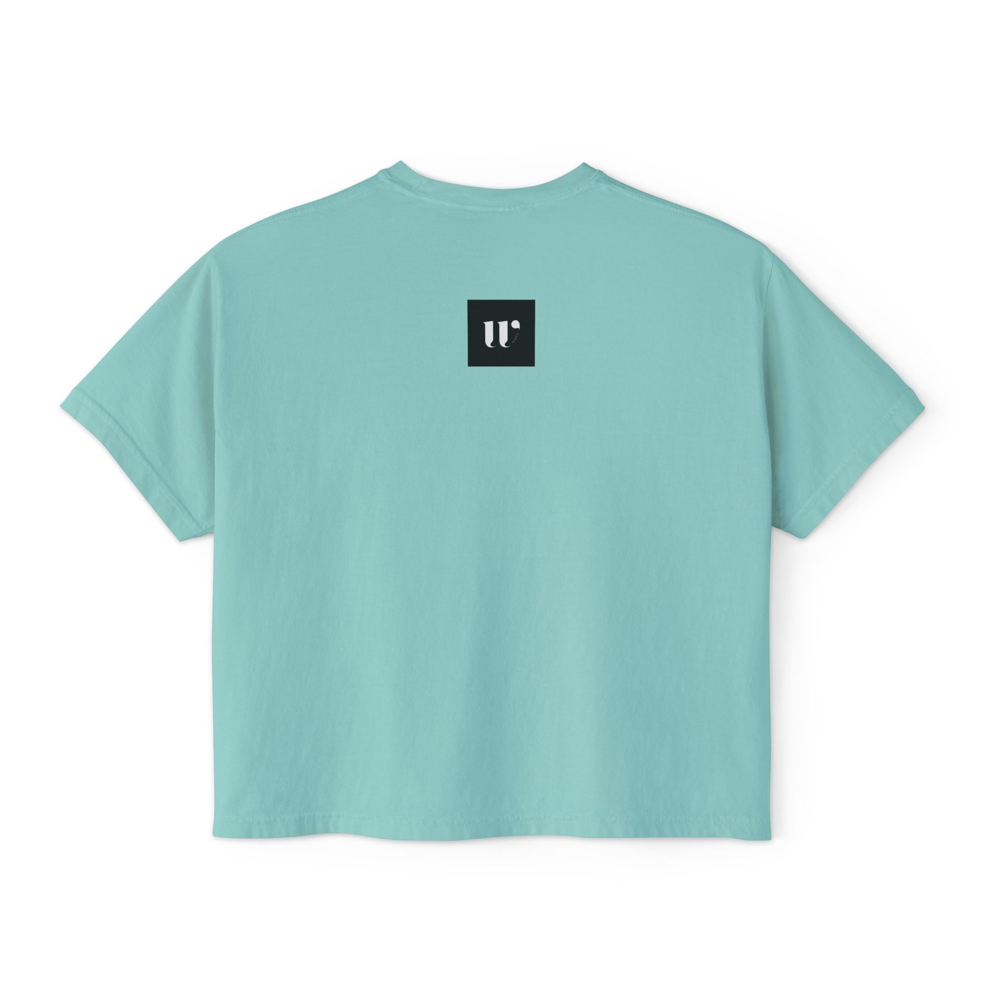 Minimalist Stethoscope Crop Top — Women's Boxy Tee for Nurses & Medical Students